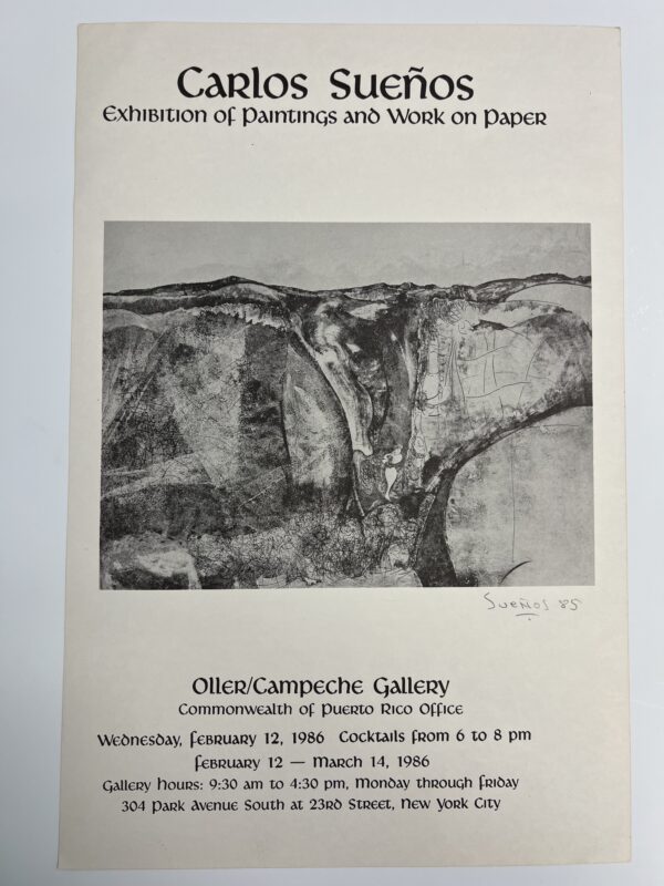Obra 64 y 65 - Carlos sueños – Exhibition of Paintings and Work on Paper